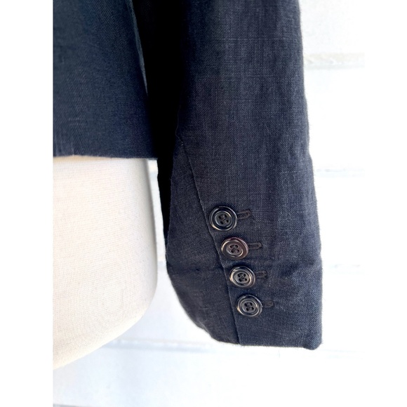NYGARDSANNA 100% Linen Blazer in Midnight - 36/ US S (4-6) - Picture 4 of 14